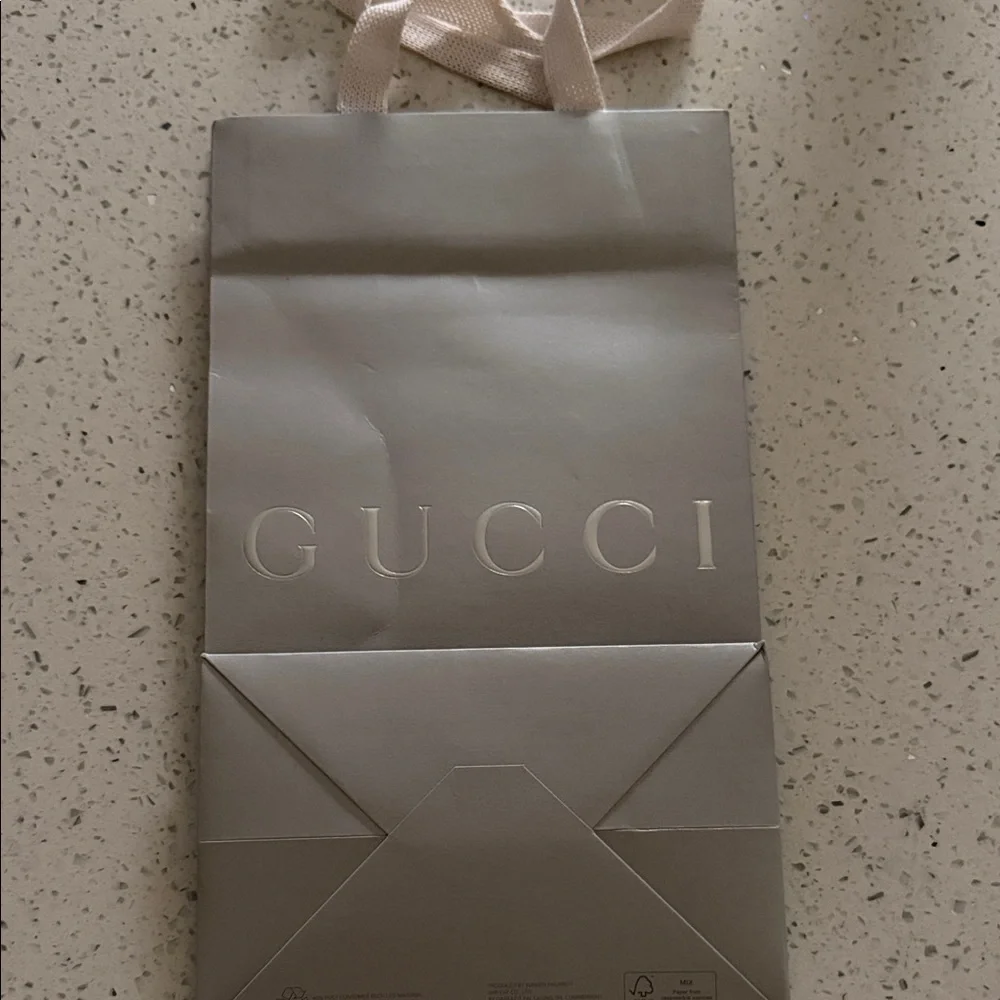 Gucci Metallic Silver Bag